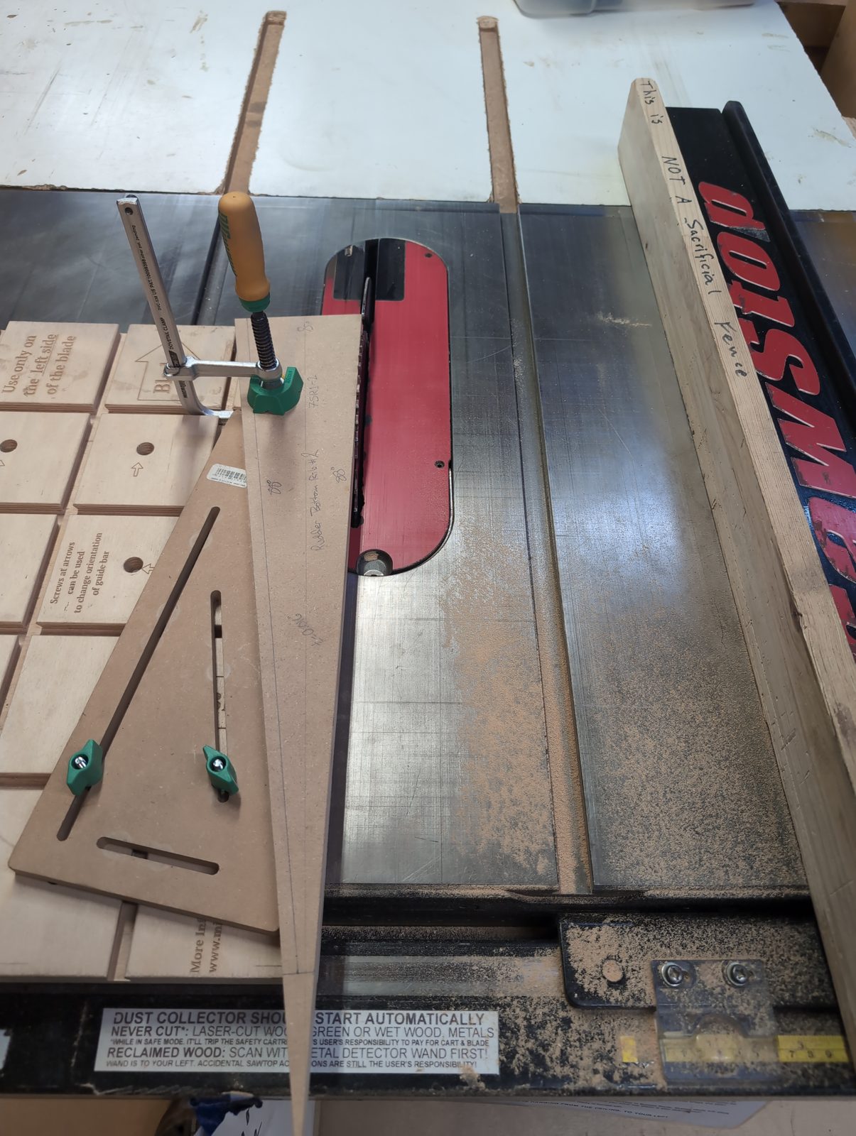 Finished front rudder rib form and 51mm flange die