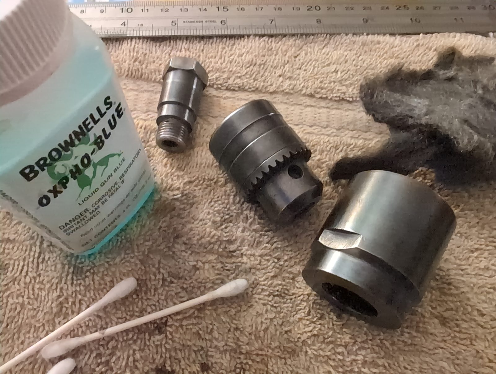 Drill restoration progress