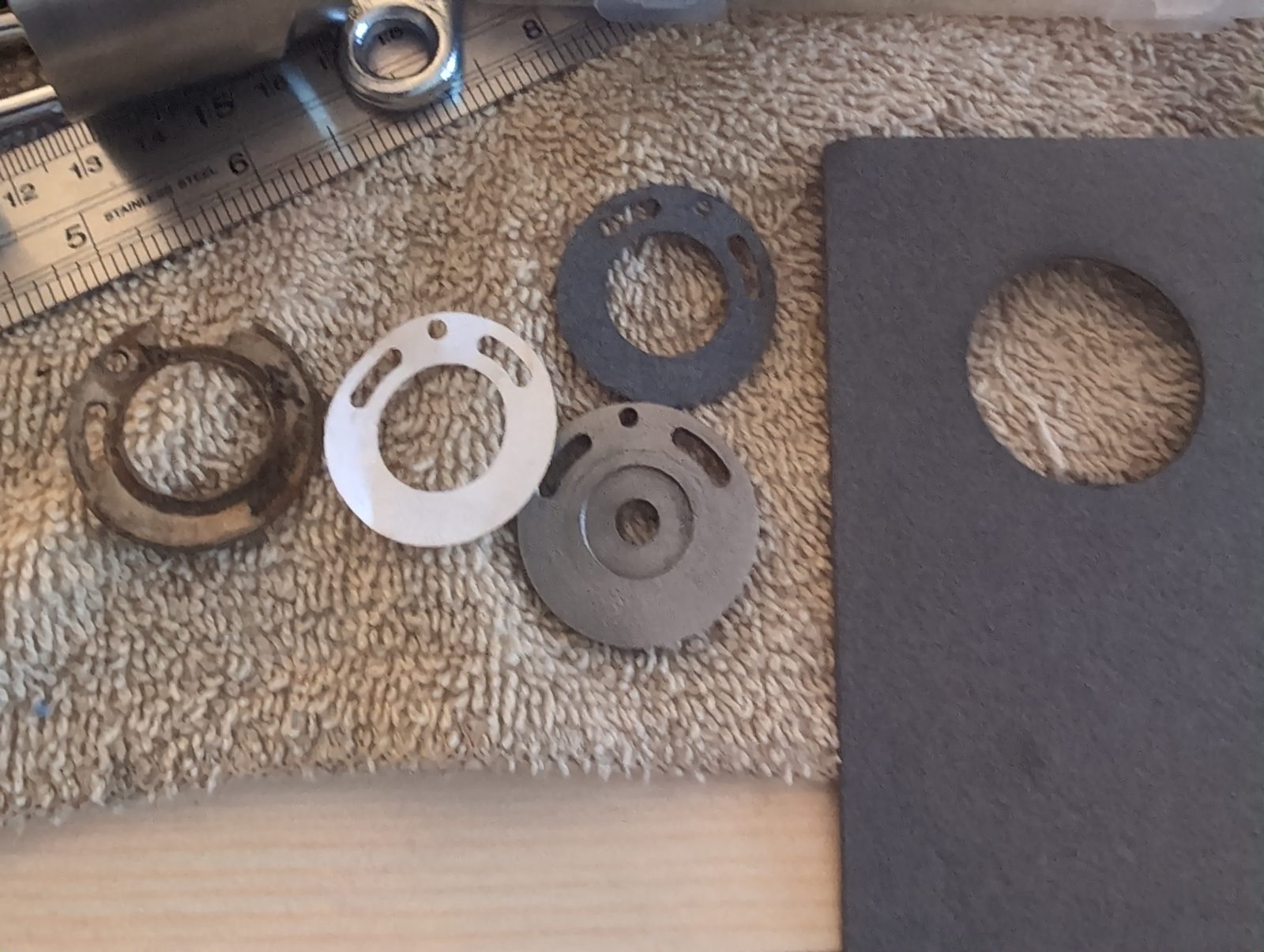 Drill restoration progress