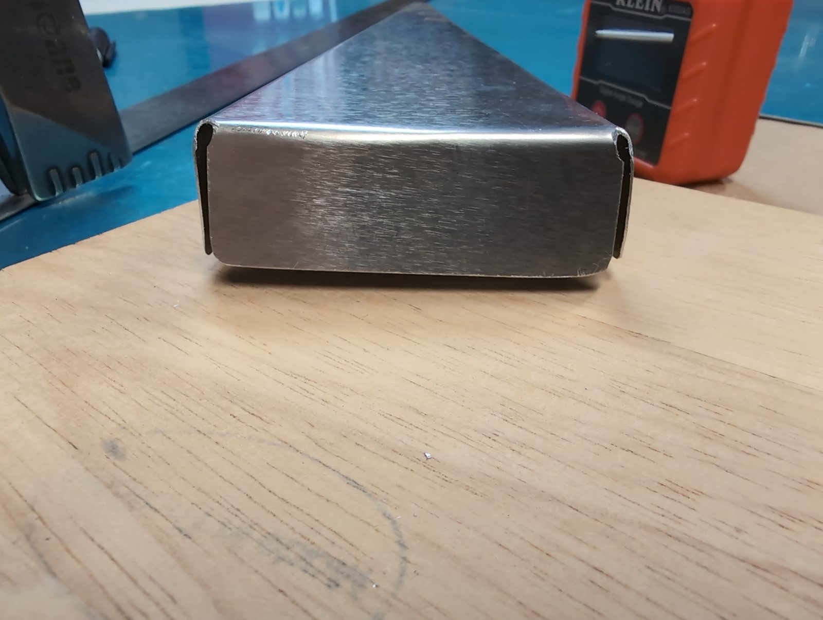 Formed two straight sided rudder ribs