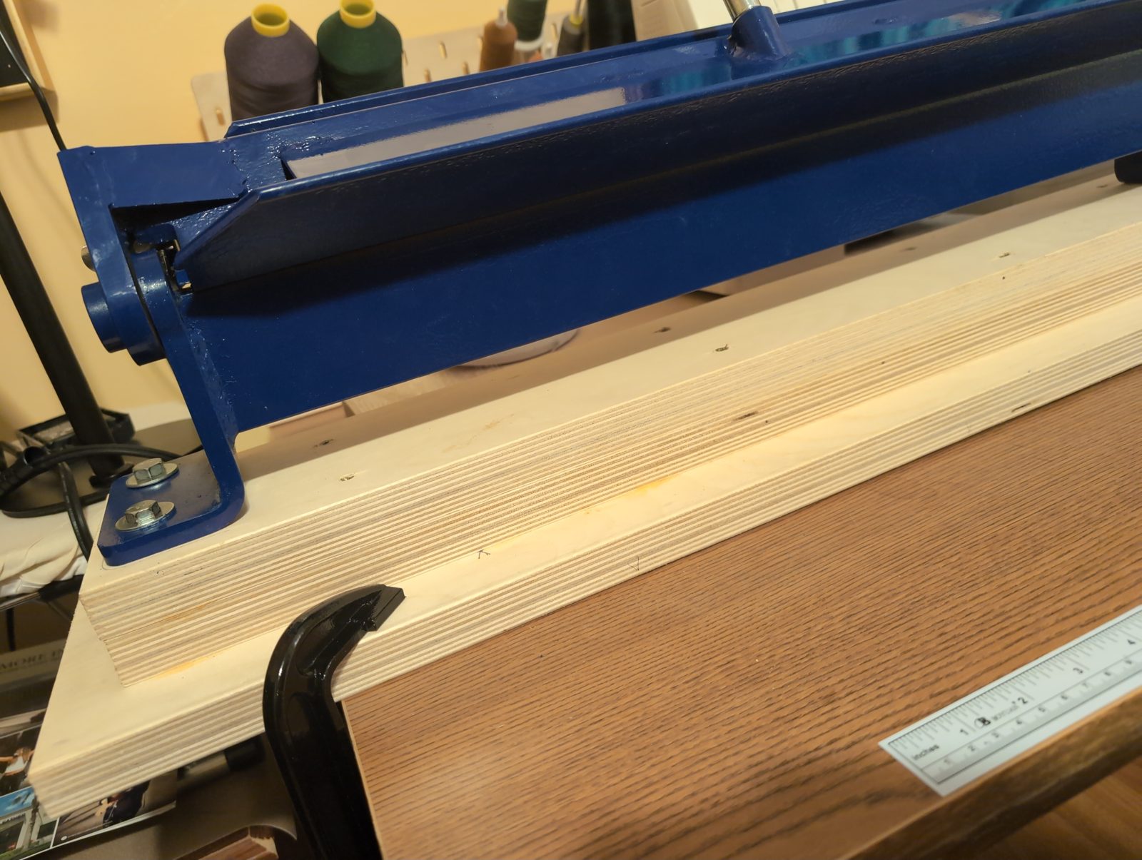 Finished forming rudder ribs
