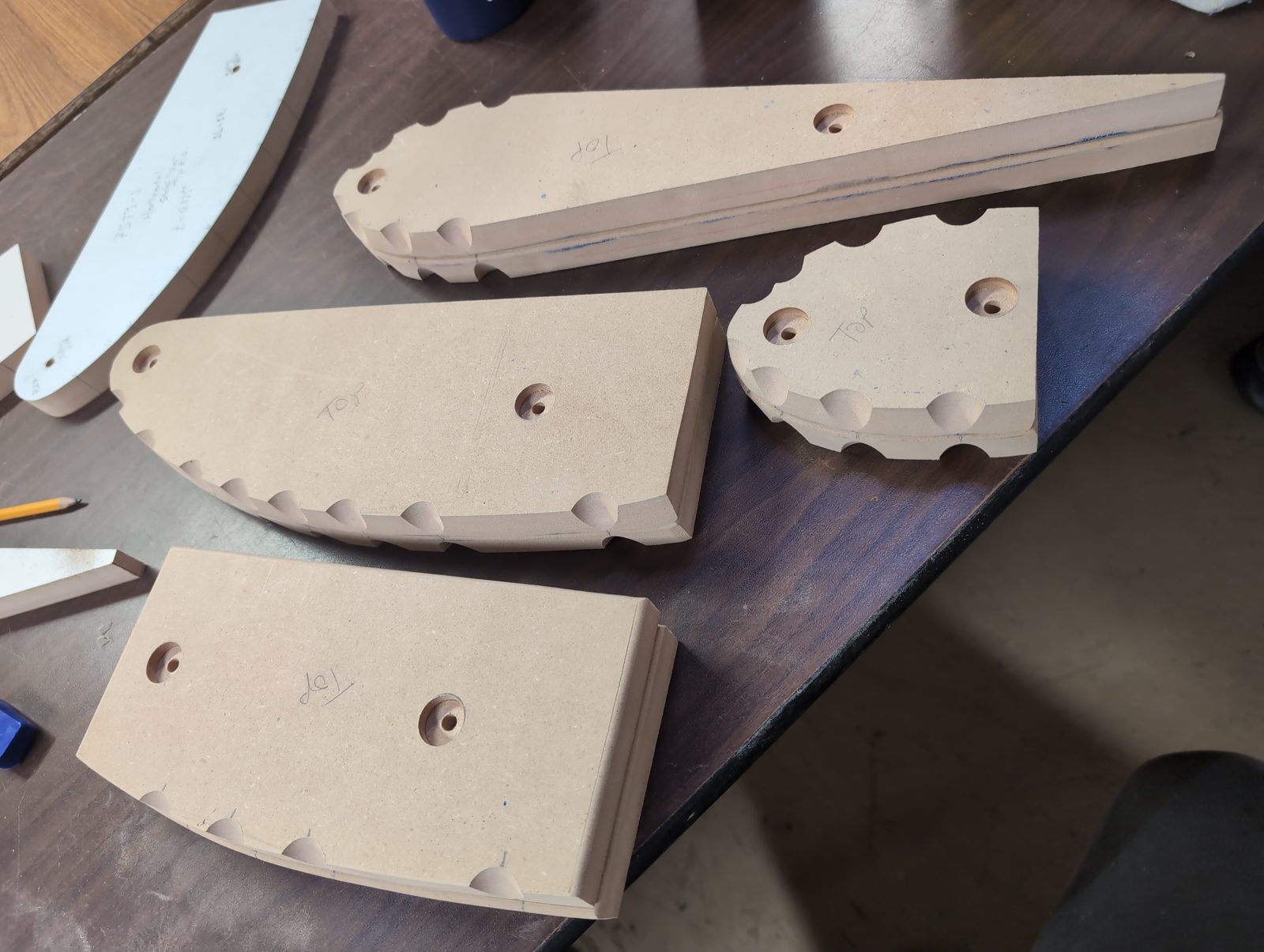 Horizontal tail shaping forms mostly complete