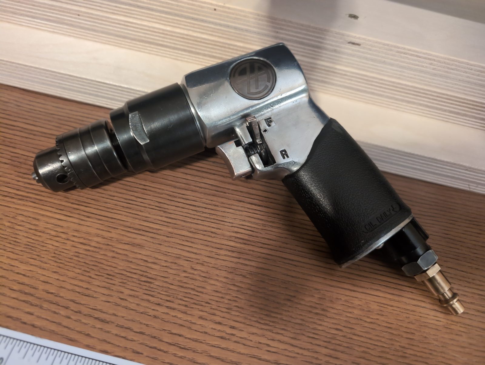 Added finishing touch on restored drill