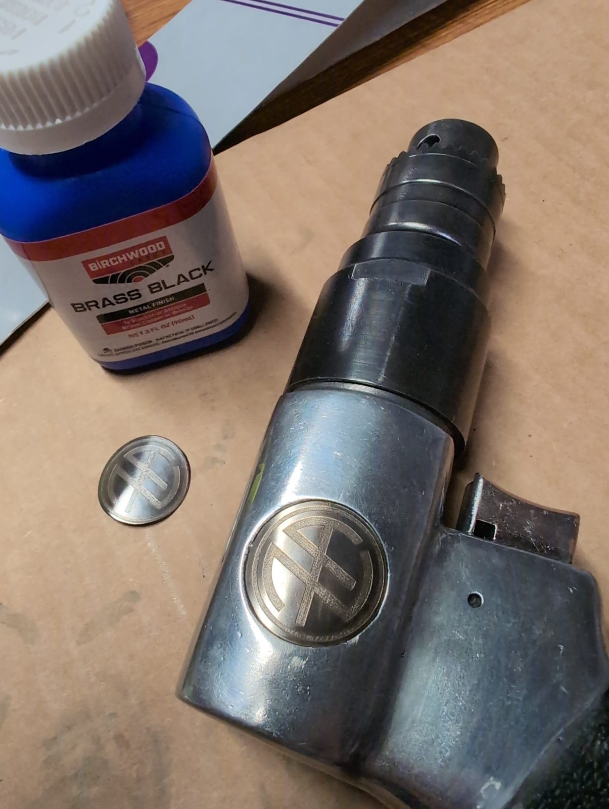Added finishing touch on restored drill